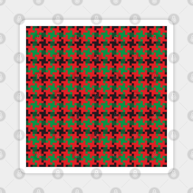 Xmas pattern Magnet by ilhnklv