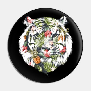 tropical tiger Pin