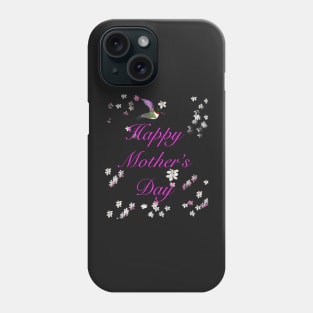 The best Mother’s Day gifts 2022, Happy Mother’s Day With  Humming bird and flowers Phone Case