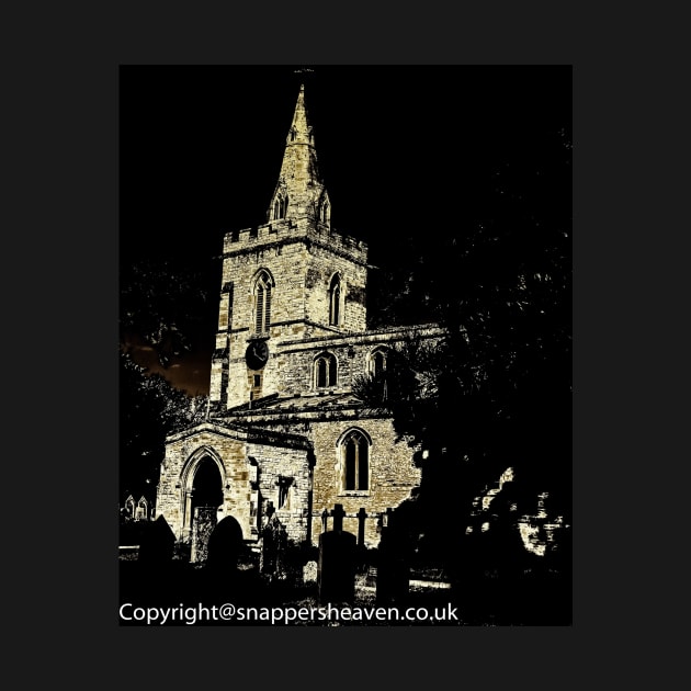 Weekley Church in Black and White, St Mary the Virgin by bywhacky