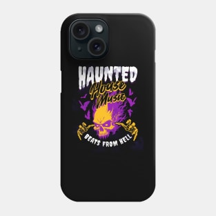 HOUSE MUSIC - Haunted House From Hell (White/Purple) Phone Case