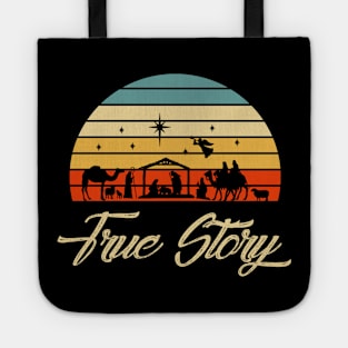 TRUE STORY CHRISTMAS Tote