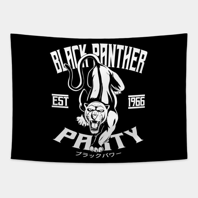 Black Panther Party Logo Tapestry by Noseking