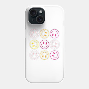 Preppy Smiley Faces Phone Case