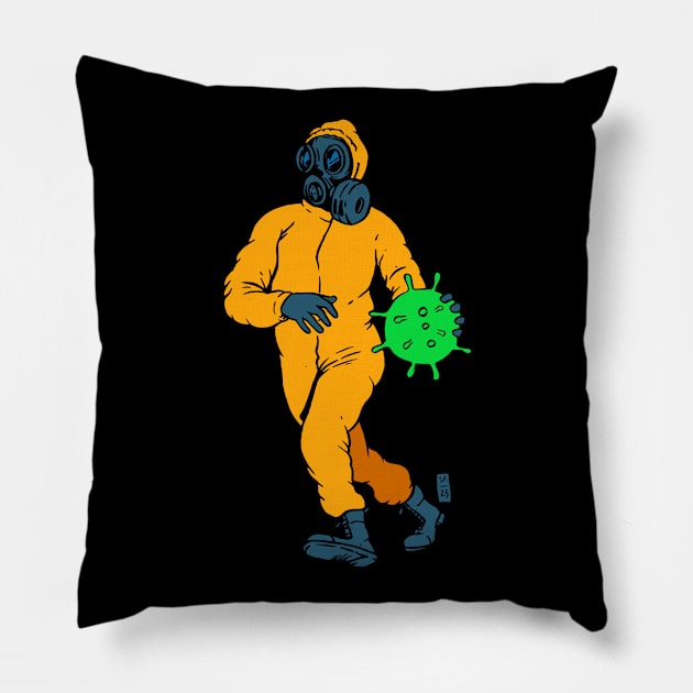 CV-19 League Pillow by Thomcat23