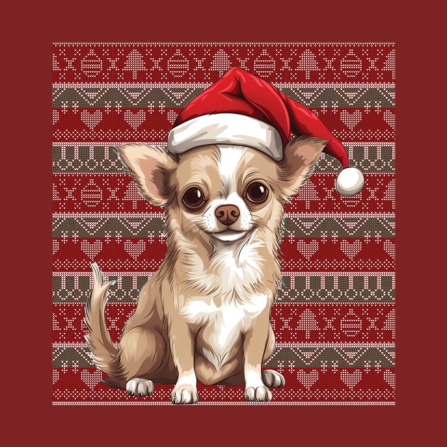 Funny Chihuahua Dog Christmas Ugly by Zaaa Amut Amut Indonesia Zaaaa