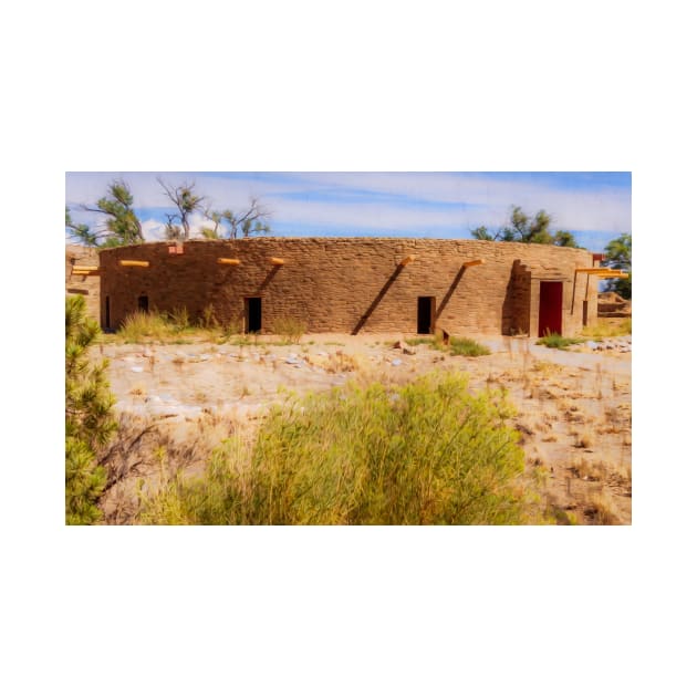 The Great Kiva Aztec Ruins New Mexico by Debra Martz