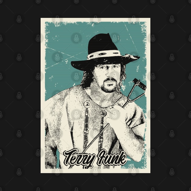 Vintage Terry Funk by Pinjem Seratus