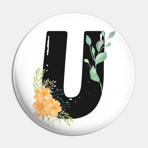 Letter U - Botanical English Alphabet, Name Initial Pin by Entho