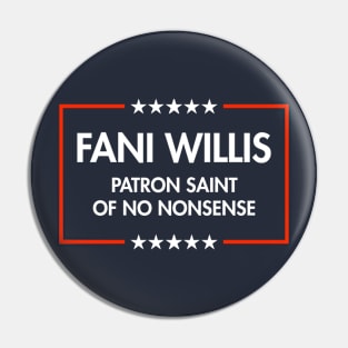 Fani Willis - No Nonsense (blue) Pin