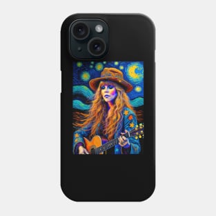 Stevie in Starry night Phone Case