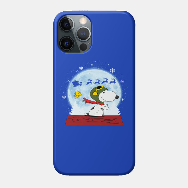 Christmas Flight - Snoopy - Phone Case