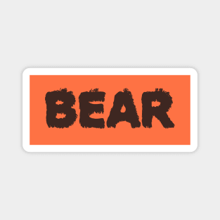 Bear (Orange) Magnet