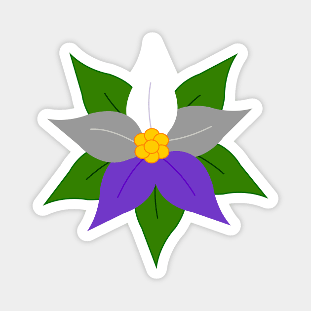 Pride Poinsettia Magnet by traditionation