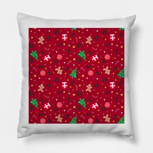 Christmas Holidays - Red Pillow