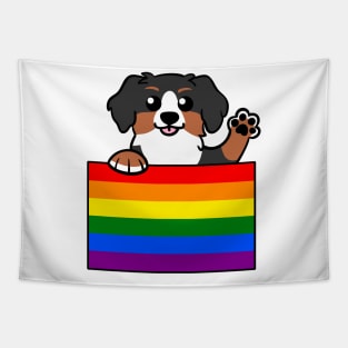 Love is Love Puppy - Bernese v2 Tapestry