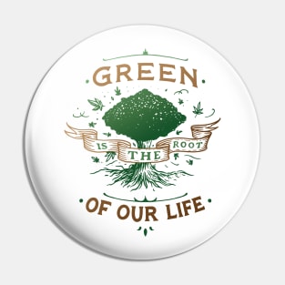 Greener Growth Pin