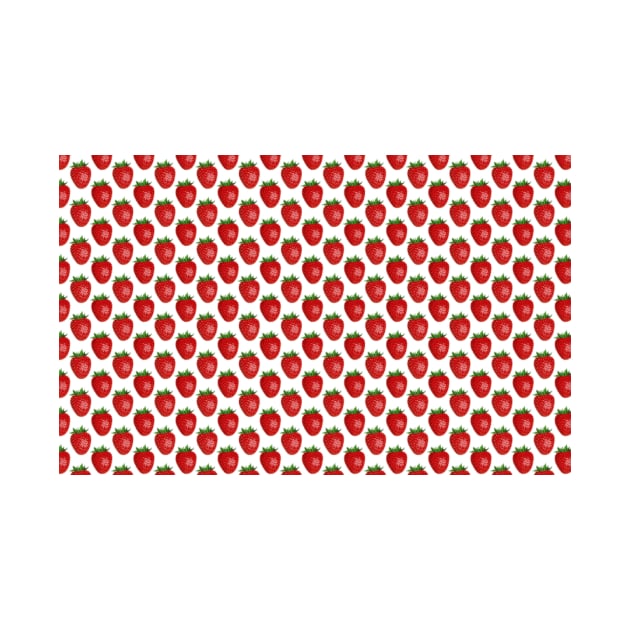 Strawberry Pattern by FoodPatterns