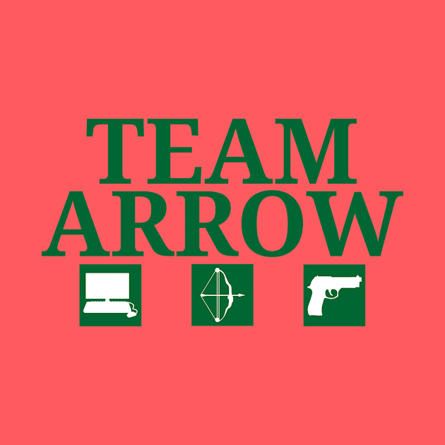 Team Arrow - Symbols w/ Text - Weapons by FangirlFuel