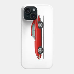 E Type Series 1 Coupe Carmen Red Phone Case