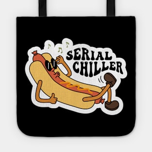 Serial Chiller, Hot Dog, Groovy Sarcastic Mood Tote