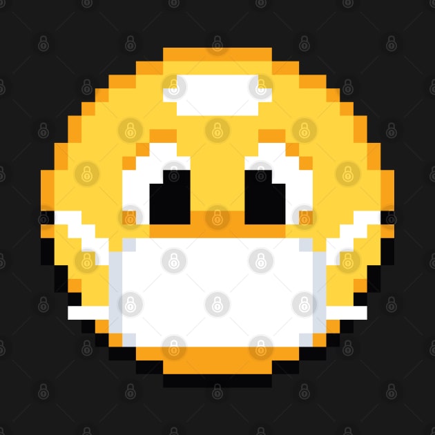 Masked Pixel Emoji by Sprout Zombie