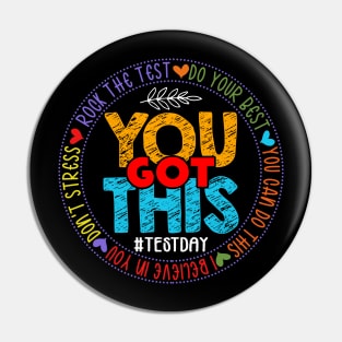 Test Day Rock The Test Teacher Testing Day You Got This Pin