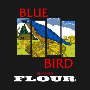 BLUE BIRD, BLACK FLAG T-Shirt