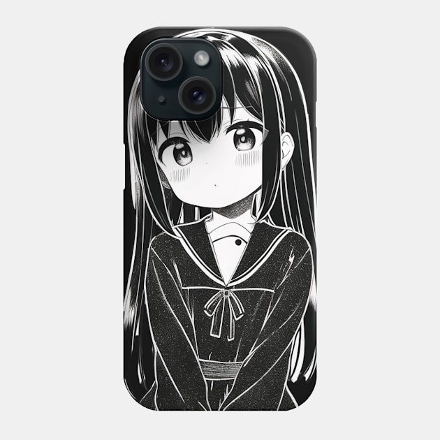 Loli with long hair Phone Case by Tazlo