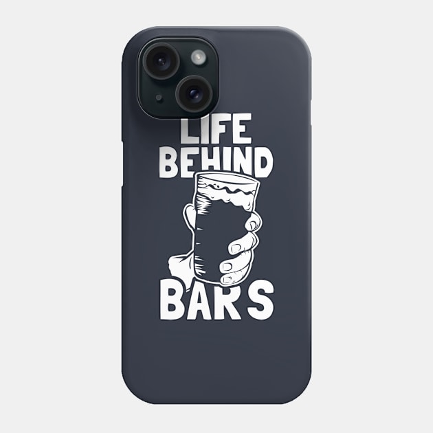 Life Behind Bars Phone Case by dumbshirts