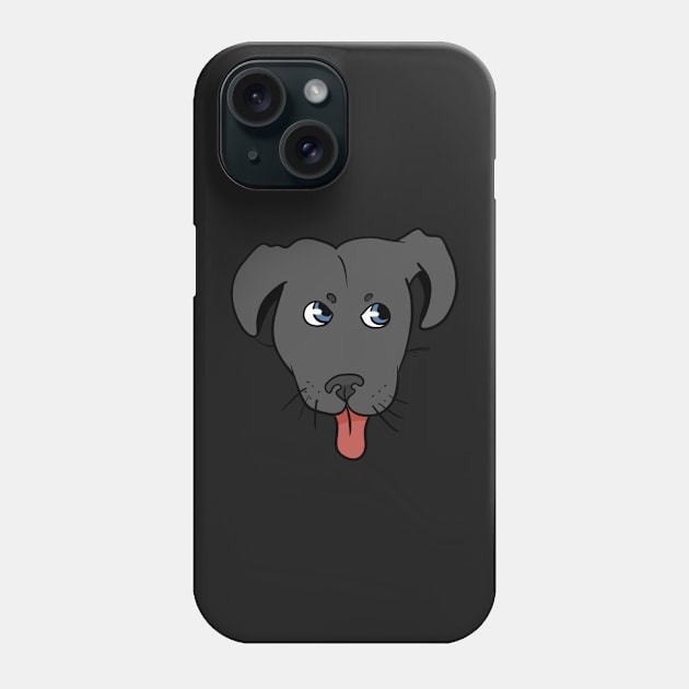 Pittie Smile (Blue Nosed) Phone Case by NikkyChiken