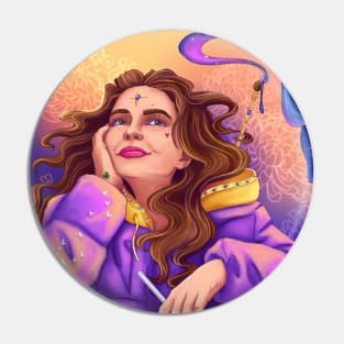 Dreamer Artist girl. Illustrator. Painter Pin