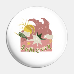 Sun lover Pin