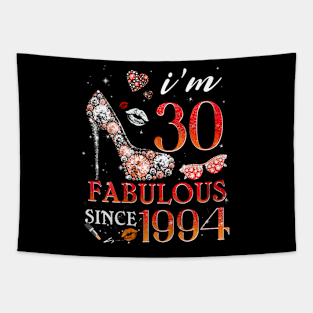 Womens Chapter 30 Fabulous Since 1994 30Th Birthday Tapestry