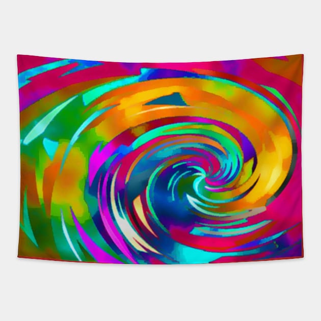 Abstract Ocean Wave Tapestry by CarloVaro
