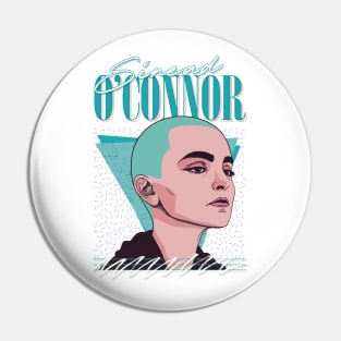 Sinead O'Connor / Retro Style Aesthetic Design Pin