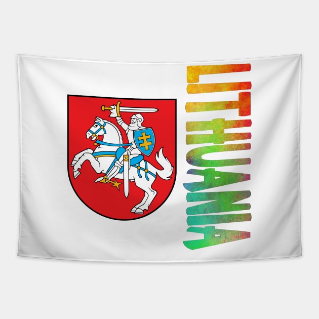 Lithuania Coat of Arms Design Tapestry by Naves