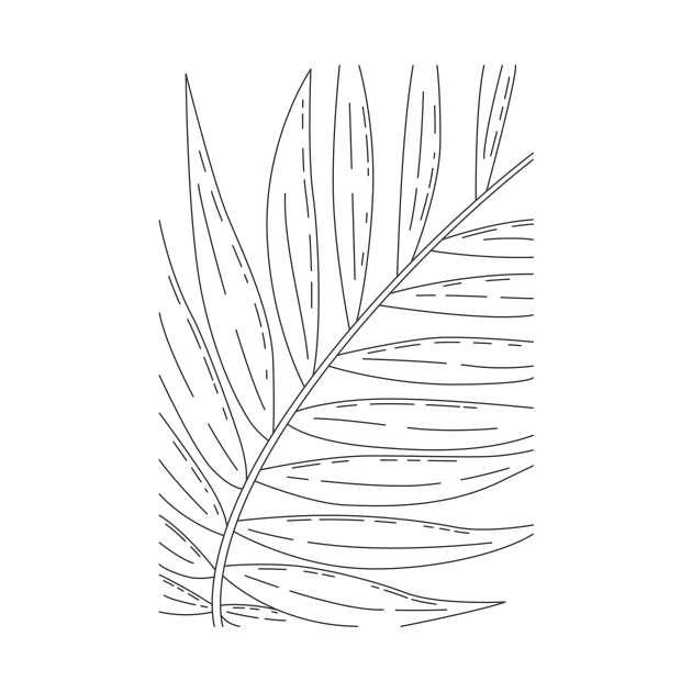 Tropical Leaf Lines by JDP Designs