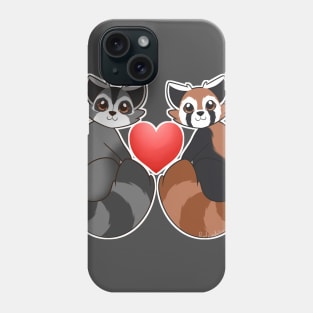 Raccoon & Red Panda Best Friends Phone Case