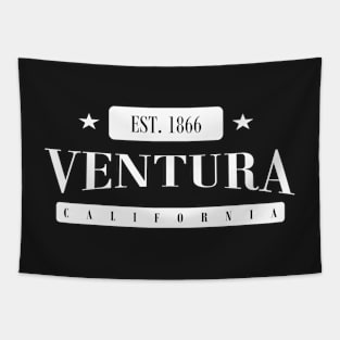 Ventura Est. 1866 (Standard White) Tapestry