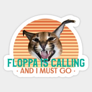big floppa - caracal Sticker for Sale by faelarvae
