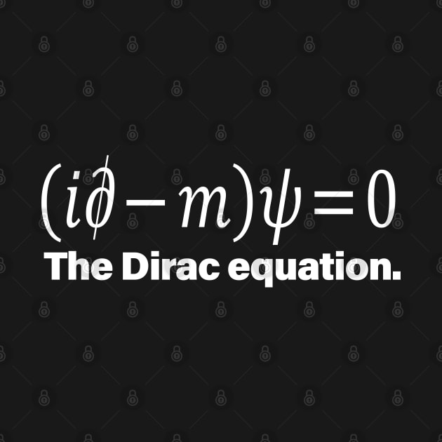 Paul Dirac Equation by ScienceCorner