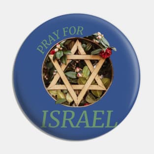 Pray for Israel Pin