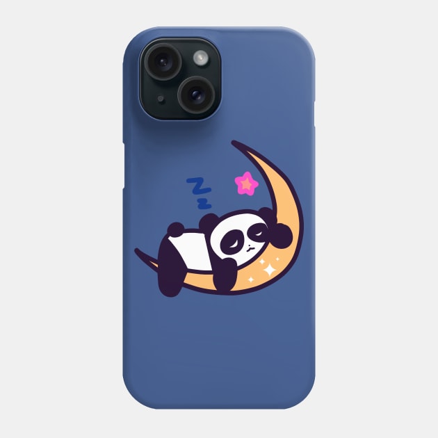 Kawaii Moon Panda Phone Case by saradaboru