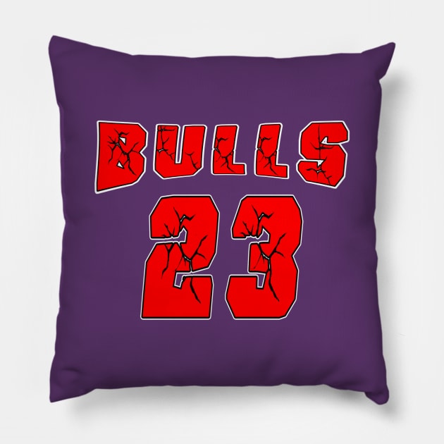 BULLS SHIRT Pillow by HEART64