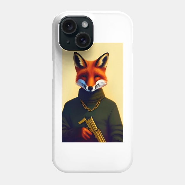 Fox Defender Phone Case by ShopSunday