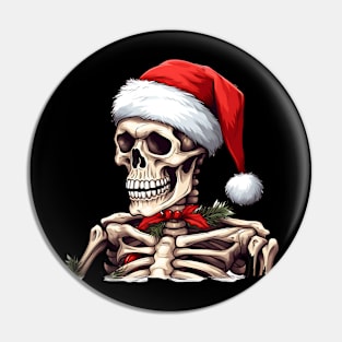 Skull santa Pin