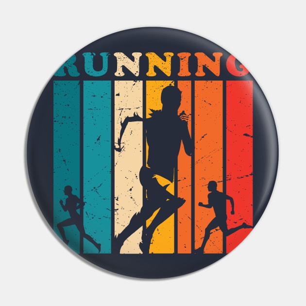 Running Is In My DNA Vintage Cross Country Running Pin by GShow