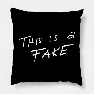 This is a fake (white) Pillow