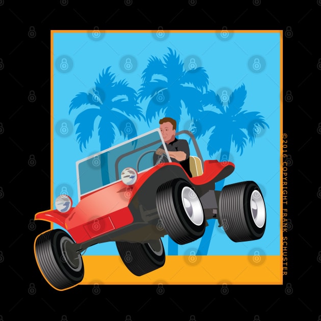 Dune Buggy Jumping in Box by PauHanaDesign